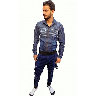 Buy Free Size Denim Pant Of Jeans With Elastic Classic New Style