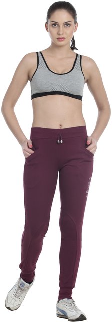 Buy online Dark Purple Track Pants from Capris & Leggings for Women by Lango  for ₹455 at 0% off | 2024 Limeroad.com