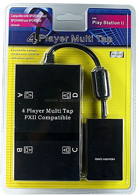 4 player multitap pxii 2024 compatible