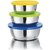 Lovato Life Stainless Steel Bowl Set (Multicolor, Pack of 3)