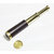 Brass Telescope With Leather, L22 cm