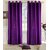 Geonature Purple polyster Eyelet Window Curtains Set Of 3 Size 4X5 (G3CR5F-34)