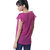 The Office Walk Sleeveless Frill Wave Maroon Top