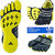(Adipure) Five Finger Unisex Teo Shoes (grey n yellow)