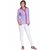 The Office Walk Print Shirt With Contrast Placket Pink Top