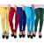 Pack of 5 Leggings - Yellow, Red, Blue, Turquoise n Green