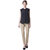 The Office Walk Band Neck Black Top With Intricate Lace Top