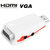 HDMI to VGA Video Converter Adapter + AV Audio Cable For PC PS3 HDTV 1080P