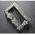 Crystal Halo Wire Clasp Hair Pin