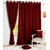 Story@Home Maroon Black Out 1 Pc Window Curtain-5 Feet - Wbk5008