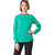 The Office Walk Green Top With Hand Work