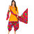 Drapes Yellow Cotton Block Print Salwar Suit Dress Material (Unstitched)
