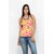 Dovekie Womens Floral Printed T Back