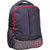 F Gear Grey Red Polyester Casual Backpack