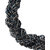 The Office Walk Plaited Black Necklace