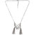 The Office Walk Silver Arrow Necklace