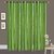 Deepansi Handloom Plain Crush Green Color Window Curtain(set of 3)-5feet