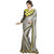 Kaamiri Grey Printed And Heavy Border Work Saree