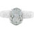 Allure  925 Sterling Silver Green Amethyst Studded Ring