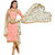FB99 Beautiful Designer Chanderi Cotton Salwar Kameez Dress Material Light Pink