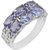 925 sterling silver natural Tanzanite Gemstone Ring by Allure