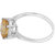 925 Sterling Silver Natural Citrine And Cubic Zirconia(CZ) Ring by Allure