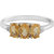 Allure  brings 925 Sterling Silver Citrine and Cubic Zirconia(CZ) Ring