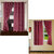 Story@Home Combo Of 2Pc Door Curtain And 2Pc Window Curtain - Dnr3025-Wnr3025