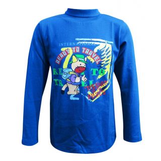Kothari Blue Full Sleeves T-Shirt For Boys