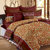 Ahem Homes Candy Brown Cotton Double Bedsheet-3 Pcs (CN1233 -AH)