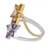 925 Sterling Silver Ring with Amethyst,Citrine and White Topaz by Allure