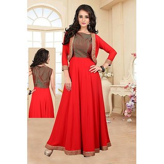 anarkali full stitched dress