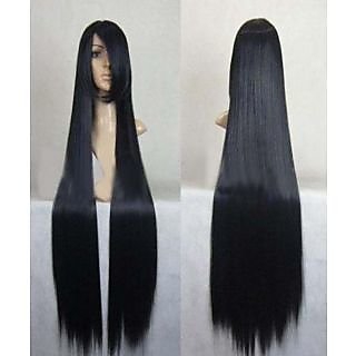 Hair Wig Long black Hair Womens straight Wigs Fashion long lasting washable