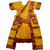 Bharatanatiyam dance dress costume yellow Readymade