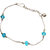 WOAP By Trisha Jewels Stunning Beach  Handicrafted Anklet For Beachs  Rain Party (GHAK-5025)