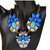 Crystal Acrylic Statement Collar Necklace