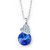 NEVI Swarovski Elements Blue Designer Pendant Valentine Jewellery For Women
