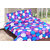 Casa Basics - Ezy Collection Purple & Pink Floral Cotton Double Bedsheet With 2 Pillow Covers-144Tc(CBEZ230230144060)