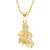 VK Jewels Mahabali Hanuman Pendant Gold and Rhodium plated -  P1399G VKP1399G