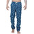 Clickroo Blue Printed Pyjamas For Mens