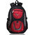 F Gear Axe Black Red Polyester School Backpack