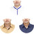 Stylox Men's White & Blue Regular Casual Shirt (Set of 3)
