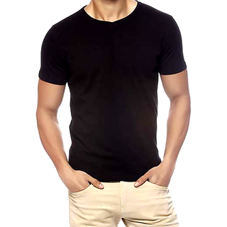 Buy Black Color Half hand T-Shirt With Attractive Packing Online @ ₹299 ...