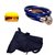 Bull Rider Bike Body Cover with Mirror Pocket for Blue (Colour Blue) + Free (Microfiber Gloves + Wax Polish) Worth Rs 250