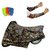 Bull Rider Bike Body Cover with Mirror Pocket for Jungle Print (Colour Jungle Print) + Free (Arm Tattoo + Microfiber Gloves) Worth Rs 250
