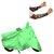 Bull Rider Bike Body Cover with Mirror Pocket for Hero Maestro (Colour Light Green) + Free 1 Pair Arm Sleeves Worth Rs 150/