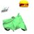 Bull Rider Bike Body Cover with Mirror Pocket for Suzuki Gixxer (Colour Light Green) + Free (LED Light + Wax Polish) Worth Rs 250