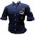 In Trend Casual Printed Blue Cotton Slim Shirt