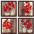 Ray Decor Wall Paintings Set of 4 -SQSET525