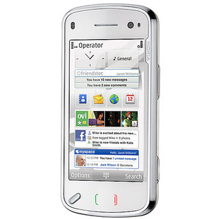 nokia 5800 xpressmusic mobile phone housing body panel white